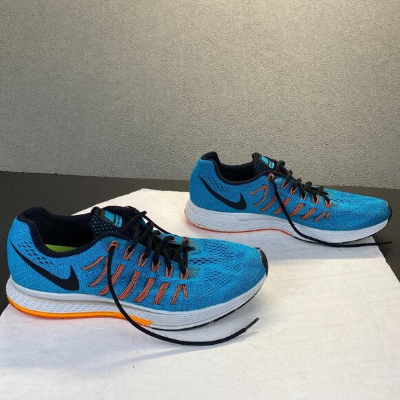 Nike Other - Nike Air Zoom Pegasus 32 Mens Sz 12US Blue Orange Mesh Running Shoes 749340-400